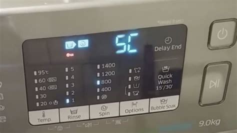5c samsung washer. To recap, a Samsung washer error code (5C or SC) usually means that there’s a problem with one of these three components: the drain pump, drain hose, or drain filter. Other less common causes include lousy drainage system connections, a malfunctioning switch, or a damaged control module. 