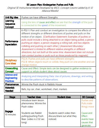 5e lesson plan sample pdf.  Students engage in By incorporating this 5E lesso...