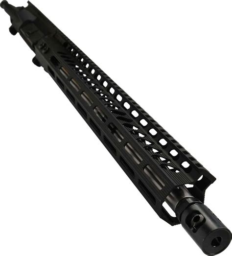Features. Barrel: 11.5" Nitride finished chrome moly vanadium barrel. Chambered in 5.56 NATO, with a 1:7 twist, M4 barrel extension, and a carbine-length gas system. Barrel is finished off with a classic carbine-length handguard, F-Marked gas sight base, and A2 flash hider. Upper: Forged 7075-T6 A3 AR upper is made to MIL-SPECS and hard coat .... 