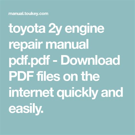 Full Download 5L Engine Repair Manual 
