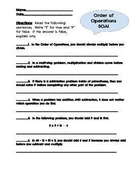 5oa1 Worksheets Teaching Resources Tpt 5th Grade Oa1 Worksheet - 5th Grade Oa1 Worksheet