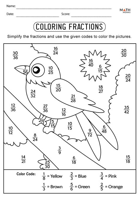 5th Grade Math Coloring Pages Pdf