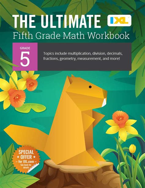 5th Math Workbook Grade For