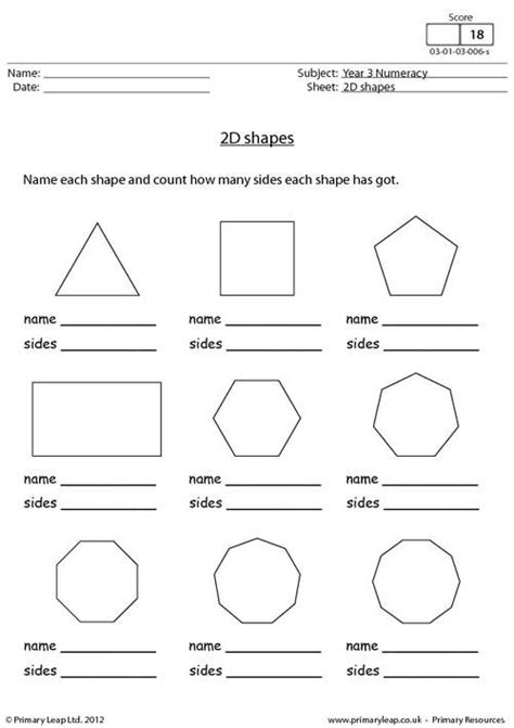 5th Grade 2d Shapes Worksheet   2d Shapes And Properties Activity Pack 2d Shapes - 5th Grade 2d Shapes Worksheet