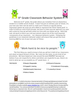 5th Grade Behavior Plan Miss Strange X27 S 5th Grade Behavior Plans - 5th Grade Behavior Plans