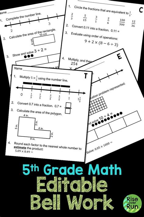 5th Grade Bell Work Worksheets Learny Kids Bell Work For 5th Grade - Bell Work For 5th Grade