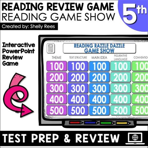 5th Grade Ela Jeopardy Style Review Game Appletastic 5th Grade Ela - 5th Grade Ela