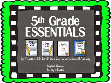 5th Grade Essentials Teaching In Room 6 Abc 5th Grade - Abc 5th Grade