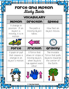 5th grade forces and motion study guide. - Adobe premiere elements 9 manual cz.