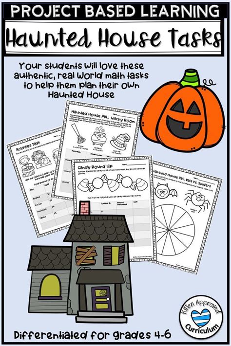 5th Grade Fraction Division Haunted House Mage Math Haunted Fractions - Haunted Fractions