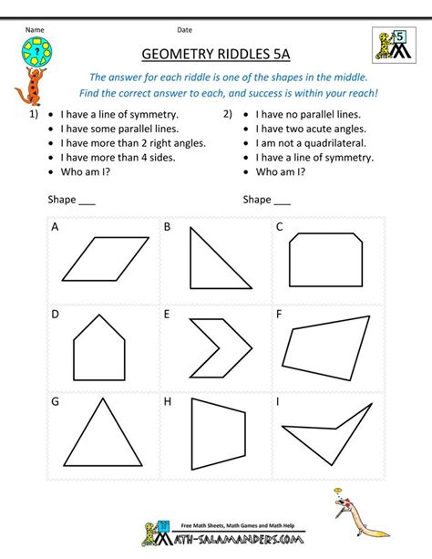 5th Grade Geometry Worksheets Amp Free Printables Education Fith Grade Geometery Worksheet - Fith Grade Geometery Worksheet