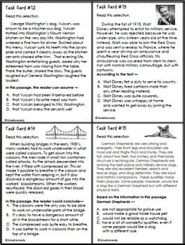 5th Grade Inference Reading Task Cards Test Prep Inference Task Cards 5th Grade - Inference Task Cards 5th Grade
