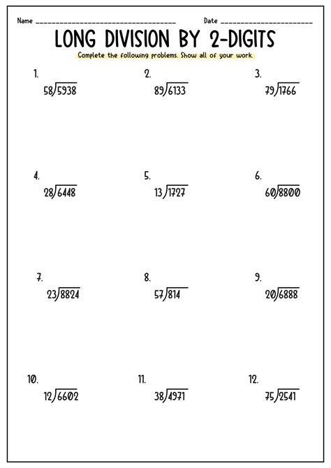 5th Grade Long Division Worksheets Free Printable Pdfs 6th Grade Division Printable Worksheet - 6th Grade Division Printable Worksheet
