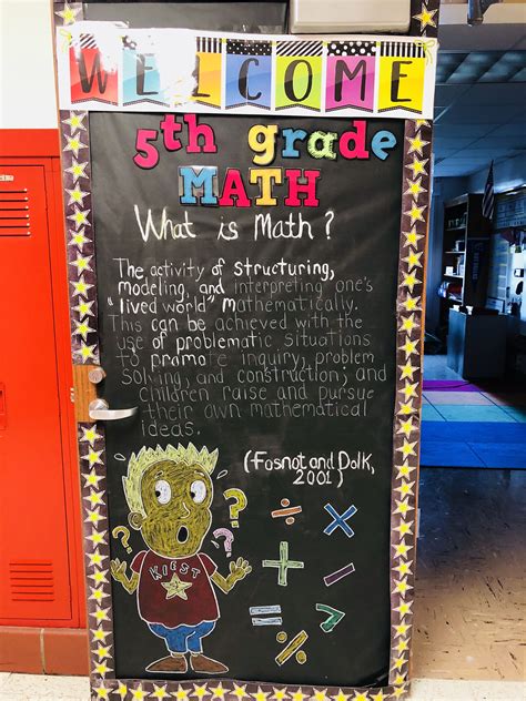 5th Grade Math Classroom Decorations And Back To 5th Grade Math Standards Checklist - 5th Grade Math Standards Checklist