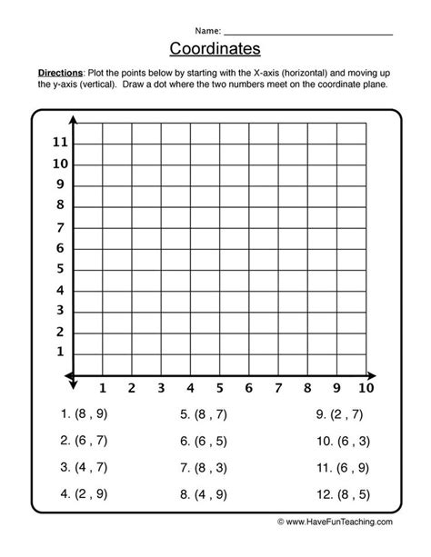 5th Grade Math Graphing Worksheets Coordinate Worksheets 5th Grade Math Graphing - 5th Grade Math Graphing
