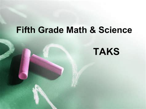 5th Grade Math Taks Study