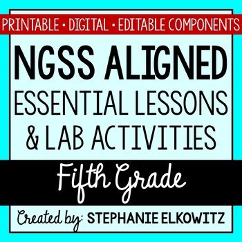 5th Grade Ngss Lessons And Labs Stephanie Elkowitz 5th Grade Ngss - 5th Grade Ngss