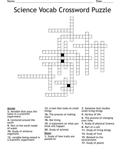 5th Grade Science 4 4 Crossword Wordmint 5th Grade Science Crossword Puzzles - 5th Grade Science Crossword Puzzles