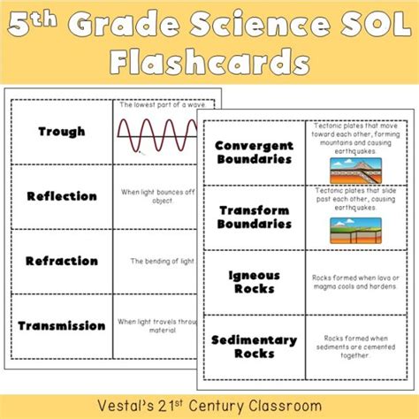 5th Grade Science Sol Practice Flashcards Vestal 039 5th Grade Vocabulary Flashcards - 5th Grade Vocabulary Flashcards
