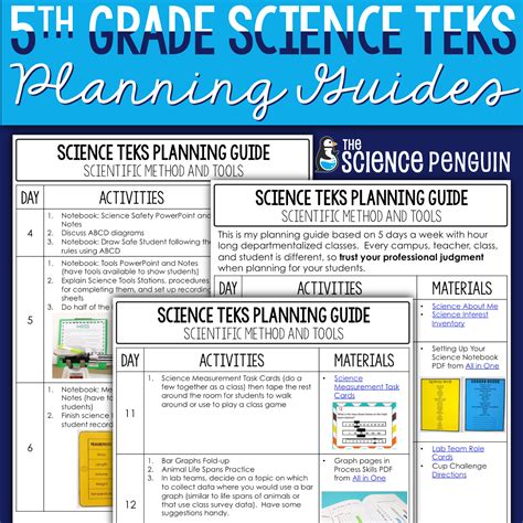 5th Grade Science Teks Planning Guide Mdash The Teks Science 5th Grade - Teks Science 5th Grade