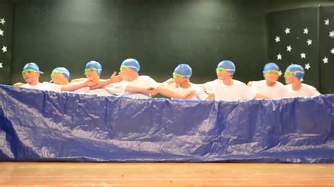 5th Grade Synchronized Swimmers   5th Grade Boys Steal Talent Show With Quot - 5th Grade Synchronized Swimmers