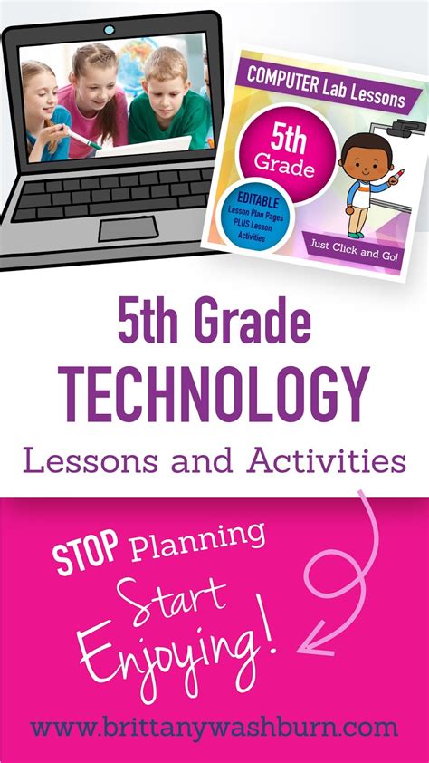 5th Grade Technology Activities Bundle 5th Grade Learning Activities - 5th Grade Learning Activities