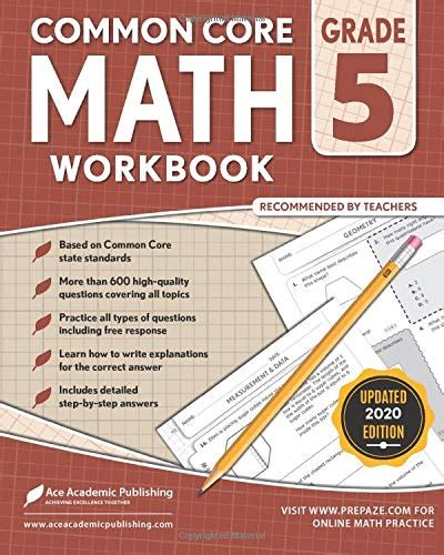 Read 5Th Grade Math Workbook Common Core Math Workbook By Ace Academic Publishing