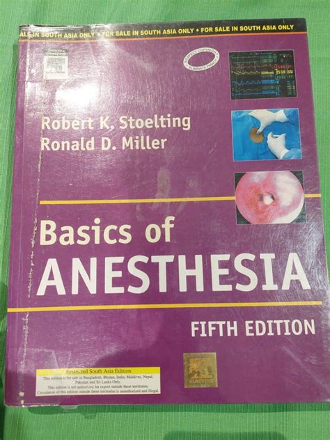 Download 5Th Edition Of Basics Anesthesia 