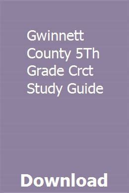 Read 5Th Grade Crct Study Guide 