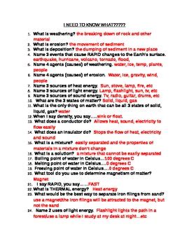 Download 5Th Grade Science Questions And Answers 