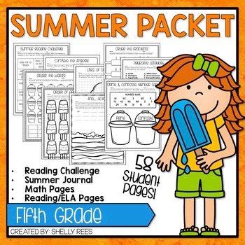 Read 5Th Grade Summer Packets Mintnow 