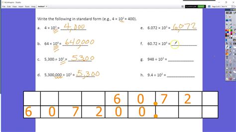 5thGrade Eureka Math Module 1 Topic A Lesson 3 Review YouTube