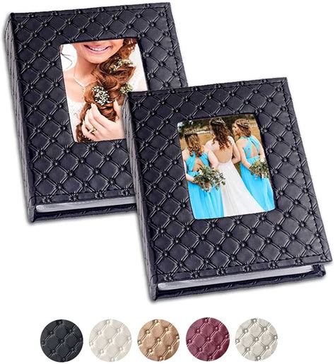  Small Photo Album 4x6 Photos Black Inner Page with Strong  Elastic Band, Each Small Album Holds 64 Photos, 4x6 Mini Book Photo  Pictures Album Birthday Christmas Photo Albums Wedding Anniversary (Blue) 