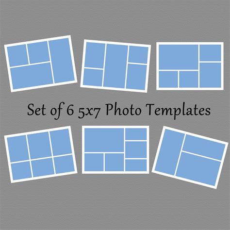 5x7 Photo Collage Template