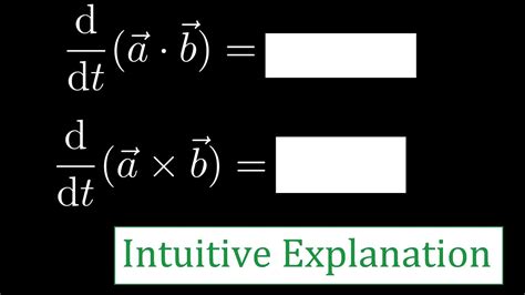 6: Derivative of Dot and Cross Products - Valuable Vector Calculus