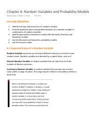 6: Random Variables and Probabilities - Statistics LibreTexts - wintechmobiles.com