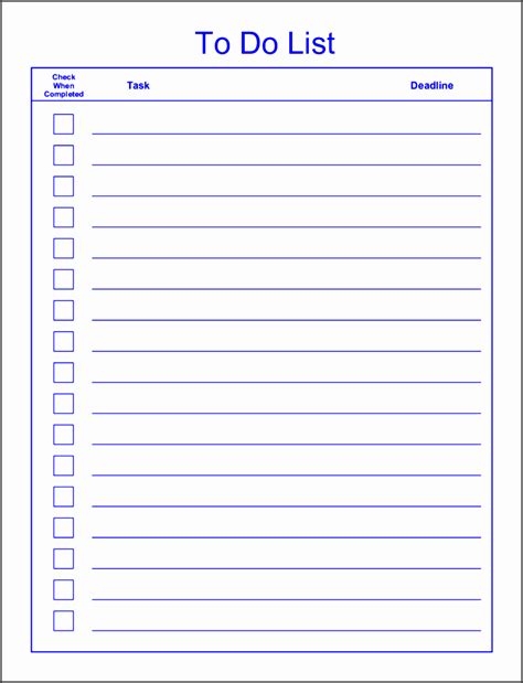 6+ Editable to Do List Template SampleTemplatess SampleTemplatess