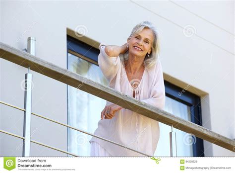 6 132 Older Woman On Balcony Stock Photos Mature Balcony - Mature Balcony