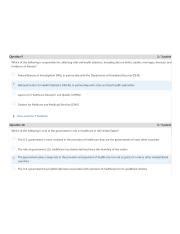6 2 Chapter Five Quiz Government And The Healthcare System