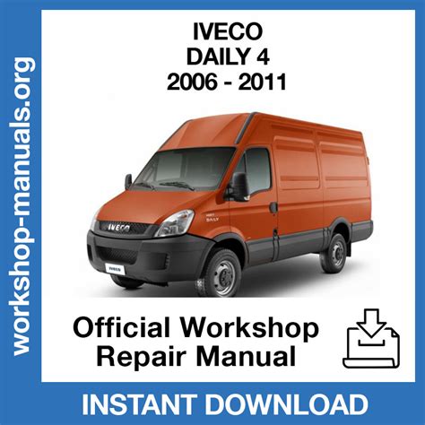 6 2011 Iveco Daily Workshop Repair Service Manual In