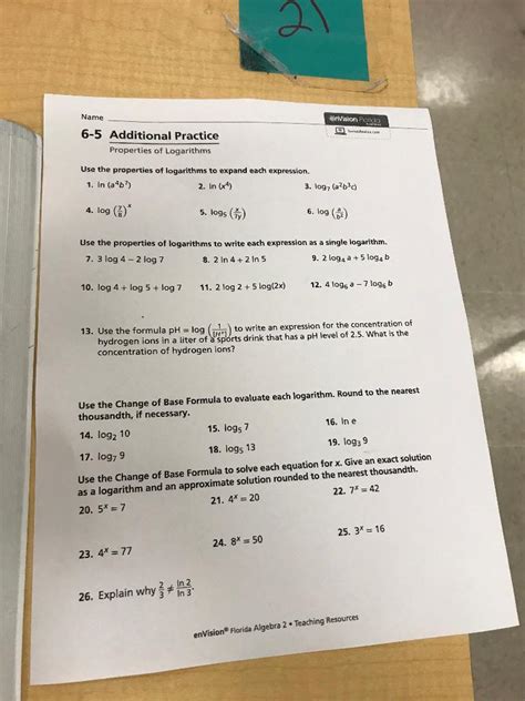 6 5 additional practice properties of special parallelograms answer key