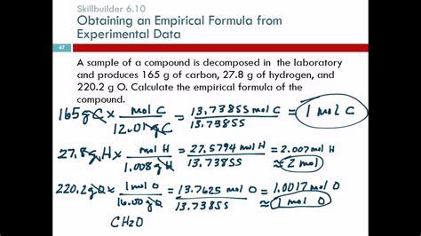 6 8 Calculating Empirical Formulas For Compounds Chemistry Empirical Formula Worksheet Answers - Chemistry Empirical Formula Worksheet Answers