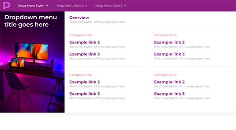 6 Awesome Mega Menu Css Templates Csshint A Designer Hub