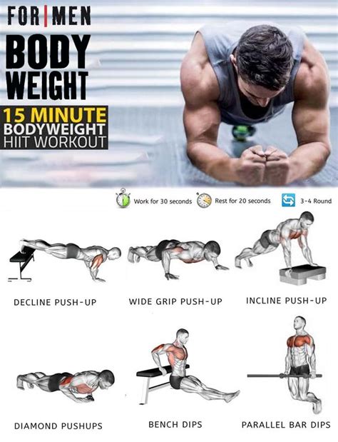 6 Best At Home Bodyweight Exercises for Men to Build Muscle