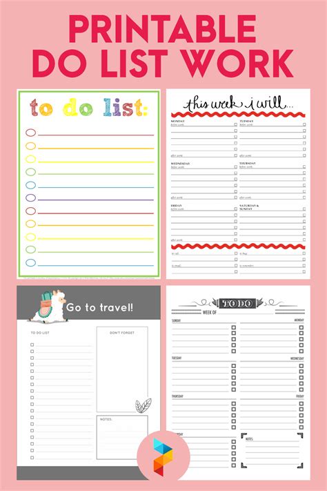 6 Best Free Printable Do List Work To Do List For Work