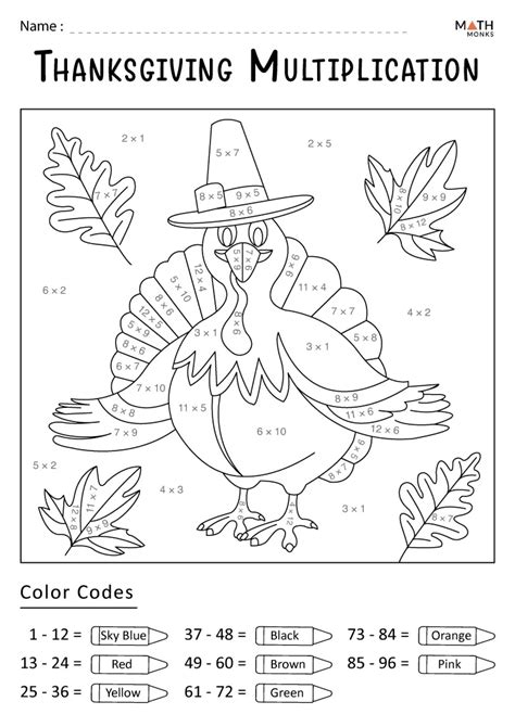6 Best Images of Free Printable Thanksgiving Math Worksheets Free Math Addition Color by