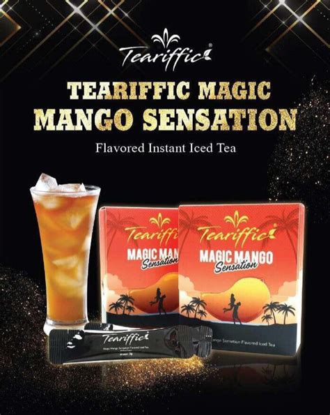 6 Boxes Teariffic Magic Mango Sensation Coffee Tea 2026 DHL …