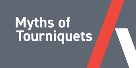 6 Common Myths of Tourniquets DEBUNKED! - Safeguard