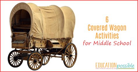 6 Covered Wagon Learning Activities - Education Possible