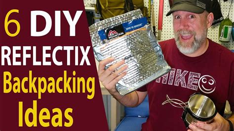 6 DIY Reflectix Backpacking Ideas - YouTube